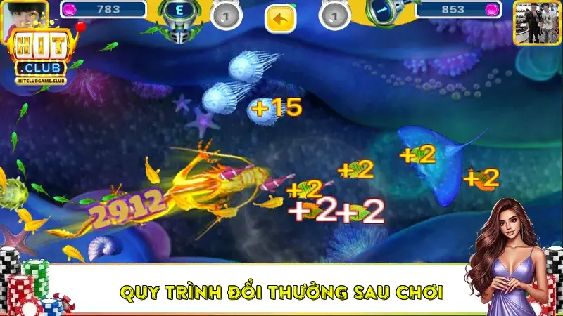Quy trình đổi thưởng sau chơi Quy trình đổi thưởng sau chơi