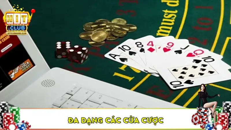 Đa dạng các cửa cược Đa dạng các cửa cược